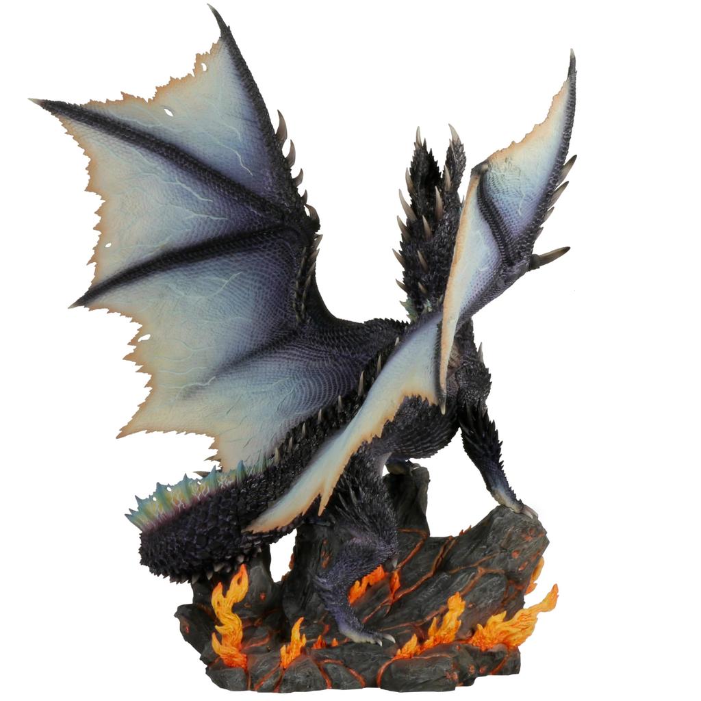 CAPCOM Monster Hunter Capcom Figure Builder Модель Sparkling Black Dragon Albatrion Приблизительные В335 x Ш305 x Г230 мм Iron Creator's PVC, ABS,