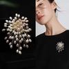 Elegant Pearl Flower Brooch Pin Badge For Women Girls Fashion Clothes Suit Accessories Jewelry Gifts