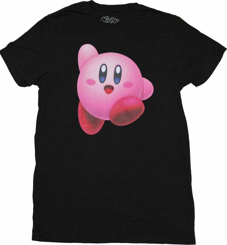 Kirby New Adult T-shirt Simple Jump Image