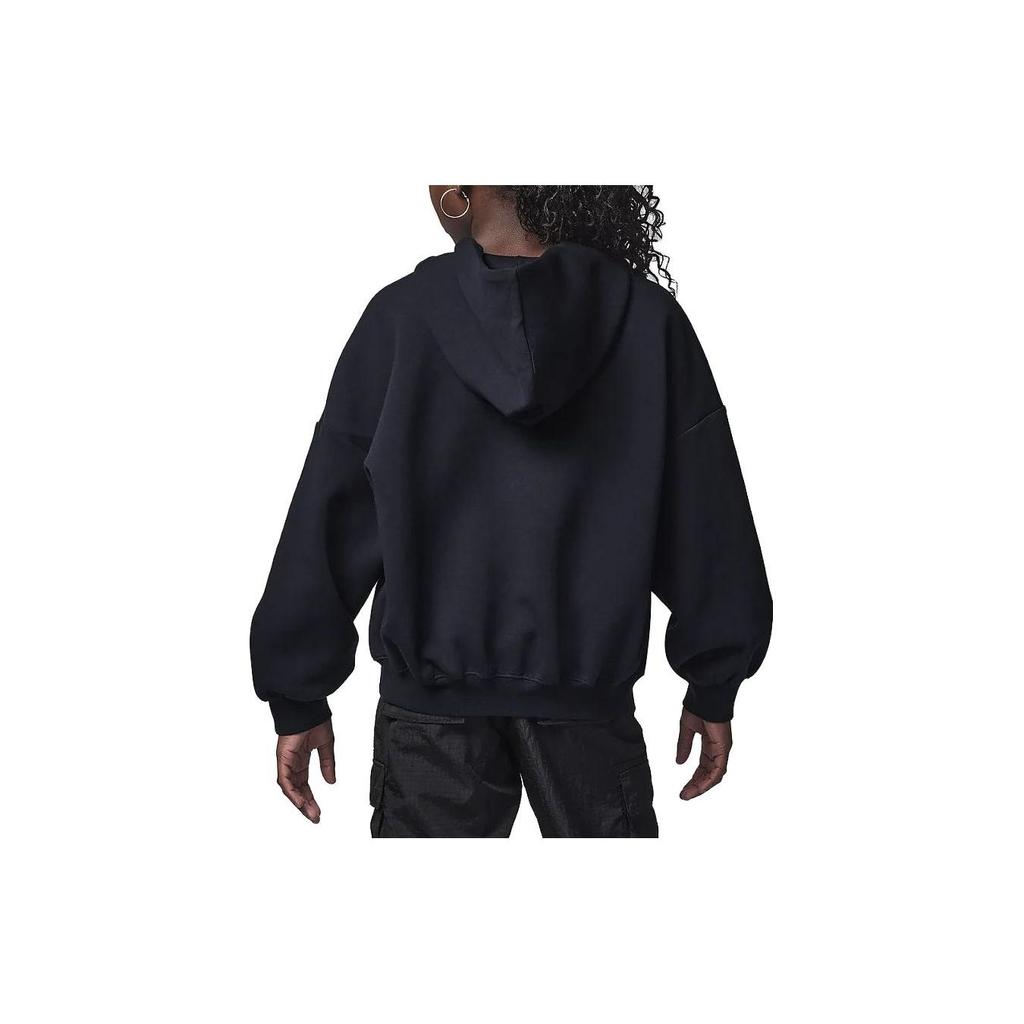 Jordan Толстовка с капюшоном Take Flight Snap Letter, повседневная, с длинным рукавом, детские топы, черный цвет FZ1953-010