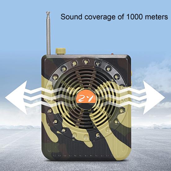 1 Беспроводной громкоговоритель Пульт дистанционного управления Покрытие 1000 метров Беспроводное Bluetooth-совместимое соединение Воспроизведение с USB/TF Дисплей Усилитель высокой точности Мегафон