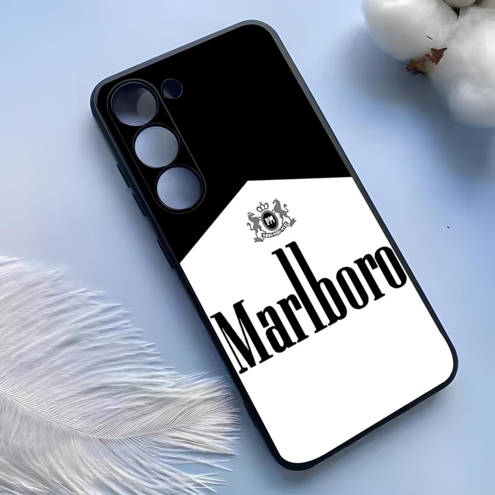 Чехол для телефона Cigarette-M-Marlboross для Samsung S25 Ultra S24 S23 S22 S21 S20 Plus Fe Galaxy A54 A53 A34 A25 Силиконовый чехол