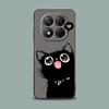 Черные Кошки Милый кот Привет Чехол для телефона для Xiaomi Redmi 14C 12C 10C 13C 4G Redmi Note 14 13 12 11 10 Pro Plus 5G 12S 9S Мягкий чехол