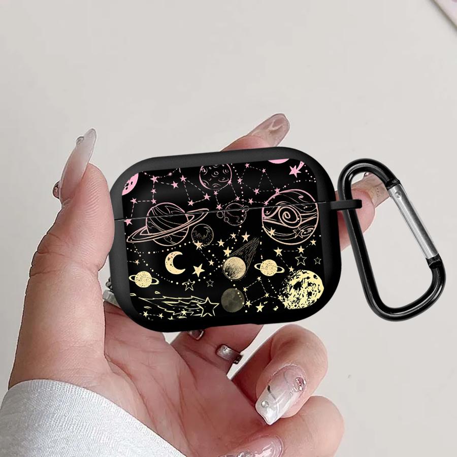 Цветной чехол с принтом Галактики для Airpods 3 4 Pro Pro2 Pro3 2 1 Чехлы для наушников Чехол