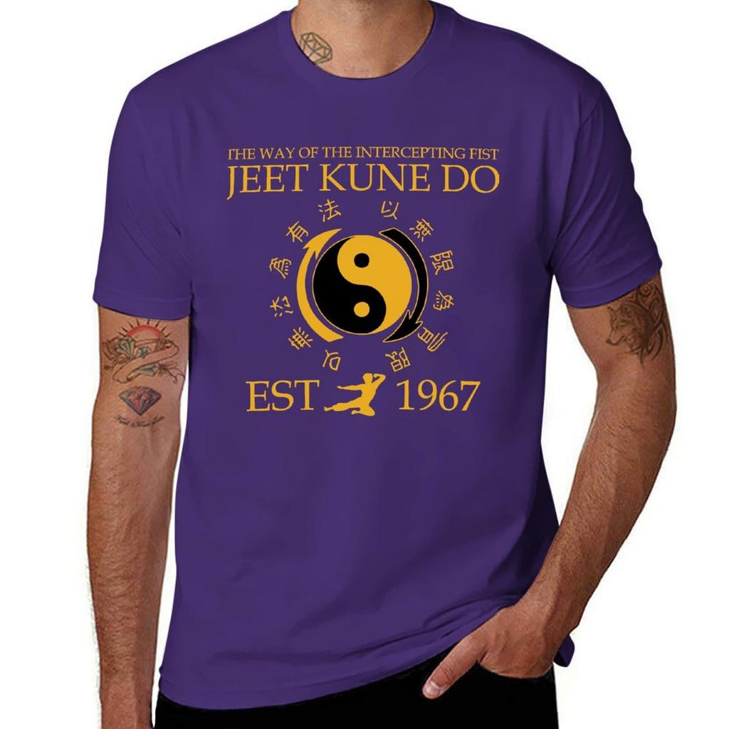 Графика футболки с боевым искусством Jeet Kune Do для мальчика, простая, на заказ, мужская одежда