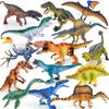 Simulation Animal Dinosaur Model Stegosaurus Hadrosaur Tyrannosaurus Figures Cognitive Educational Puzzle Toys Christmas Gifts