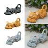 Statue Buddha Yoga Cat Sculpture Figurine Ornament Feature Garden Decor