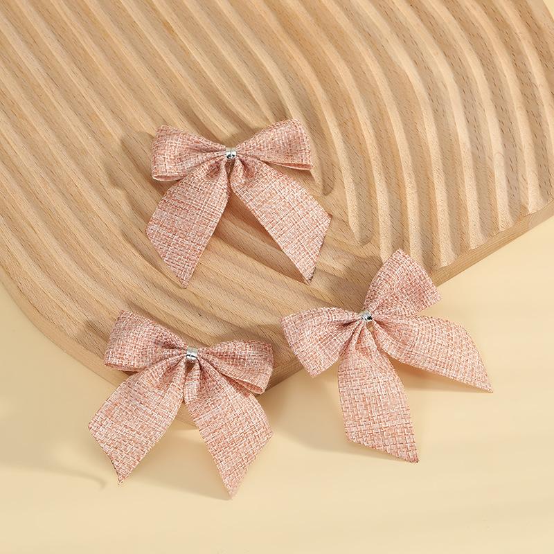 25pcs Christmas Bows Christmas Ornaments Gold Red Bows Christmas Tree Ornaments New Year Decorations Mini Bows Gift Bows