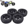 Rubber Rally RC Car Wheel 124019 MN90 Climbing Car Wheel Rim Children 75mm Tires Wheel  Kids Toy