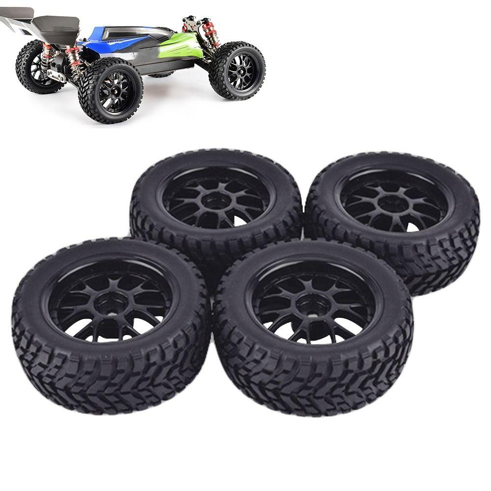 Rubber Rally RC Car Wheel 124019 MN90 Climbing Car Wheel Rim Children 75mm Tires Wheel  Kids Toy