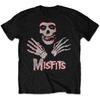 Черная футболка Misfits 'Hands' - НОВАЯ