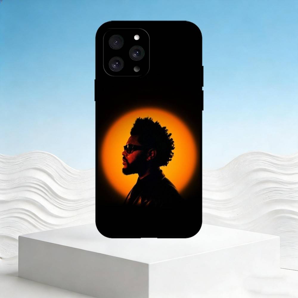 Чехол для телефона The Weeknd Для iPhone 17,16,15,14,13,12,11 Plus,Pro Max,SE4Мягкий силиконовый черный чехол