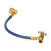 Charging Hose Air Condition Tube R134A Low Pressure Connector Aluminum 25cm with Valve Manifolds