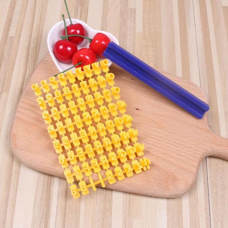 Alphabet Letter Number Cookie Biscuit Mold Press Embosser Cutter Fondant Mould
