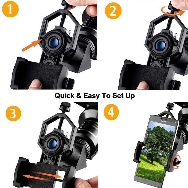 Универсальный адаптер для фотосъемки сотового телефона, зажим для телескопа для мобильного телефона, бинокль, монокуляр, зрительная труба