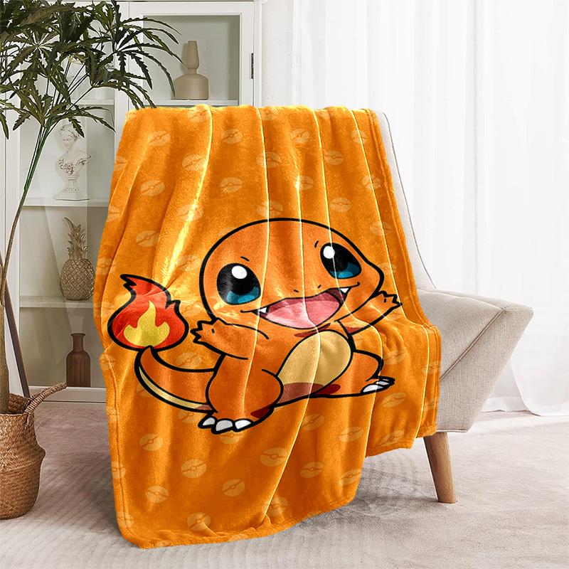 1pc Blanket - Pokémon Print Design, Lightweight Blanket for Sofa, Bed- Soft &Warm, Gift for All Seasons