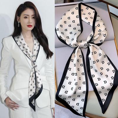 Женские шейные шарфы, модные шейные платки, повязки для волос, шарфы