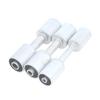 Straight Aluminum Beadlock Splice Fitting 3 Available Sizes #6 #8 #10 for Auto A/C Reduced Barrier Hose Retrofit