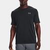 Under Armour Мужская дышащая приталенная футболка с коротким рукавом и круглым вырезом Черная 1370951-001