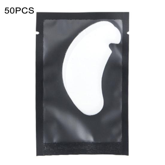50 пар Мягкие нетканые гелевые патчи под глаза для наращивания НАКЛАДНЫХ ресниц Ультратонкий коврик для патчей для глаз для ресниц