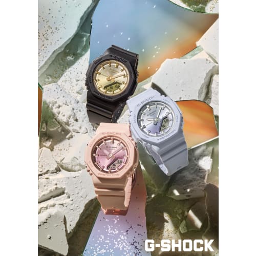 Часы Casio G-Shock Biomass Plastic GMA-P2100SG-4AJF женские розовые x розовое золото