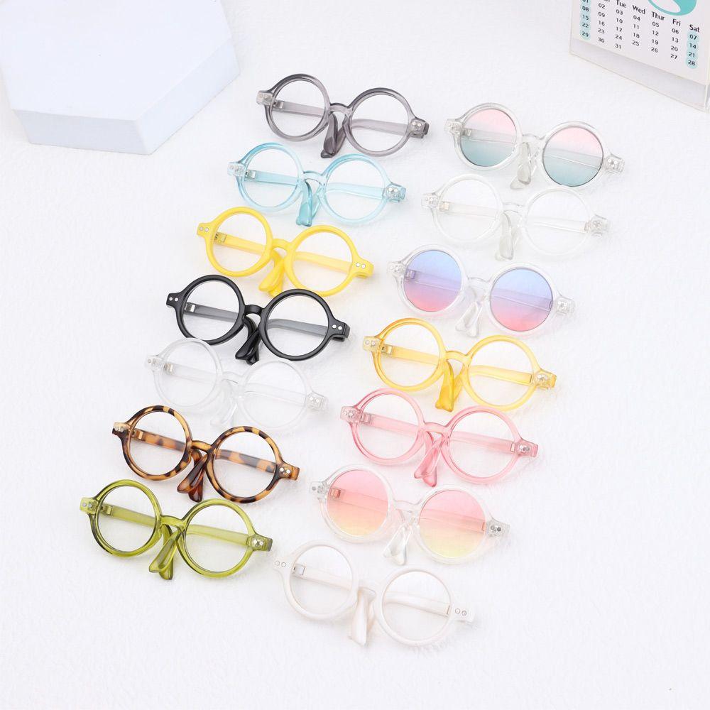 For Blythe Candy Color Toys Eyewear Miniature Doll Glasses Plush Doll Clear Lens Eyeglasses