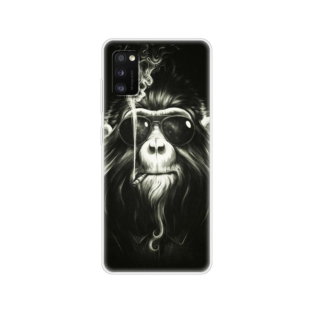 Чехол для Samsung Galaxy A41, 6,1 дюйма, Мягкая силиконовая задняя крышка для телефона Samsung A41, чехол GalaxyA41 A 41 A415 SM-A415fzwmser, бампер