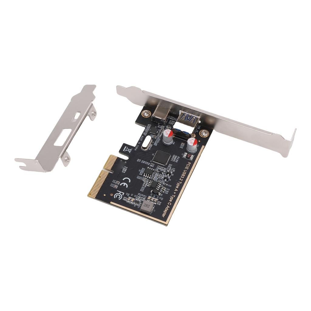 Карта PCIe на USB 3.2 Gen 1, пропускная способность 5 Гбит/с, 1 порт Type C и 1 порт Type A, карта расширения PCI Express, адаптер USB-карты для