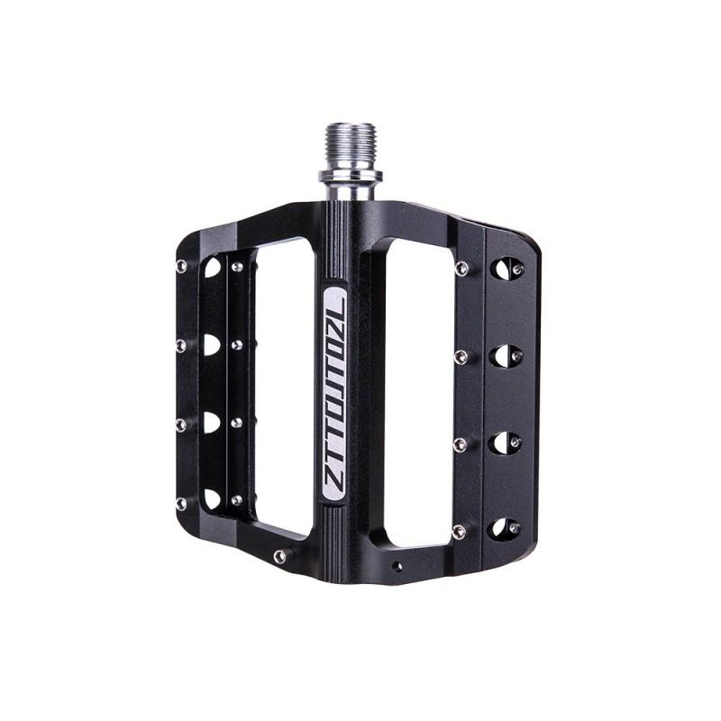 Aluminum CNC Mountain Bike Pedals With Sealed Bearing JT02 Black Red Cycling Accessory