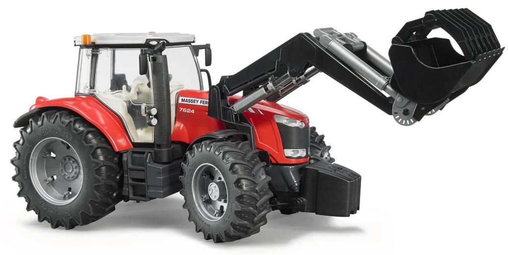 Bruder Massey Ferguson 7600 с фронтальной загрузкой