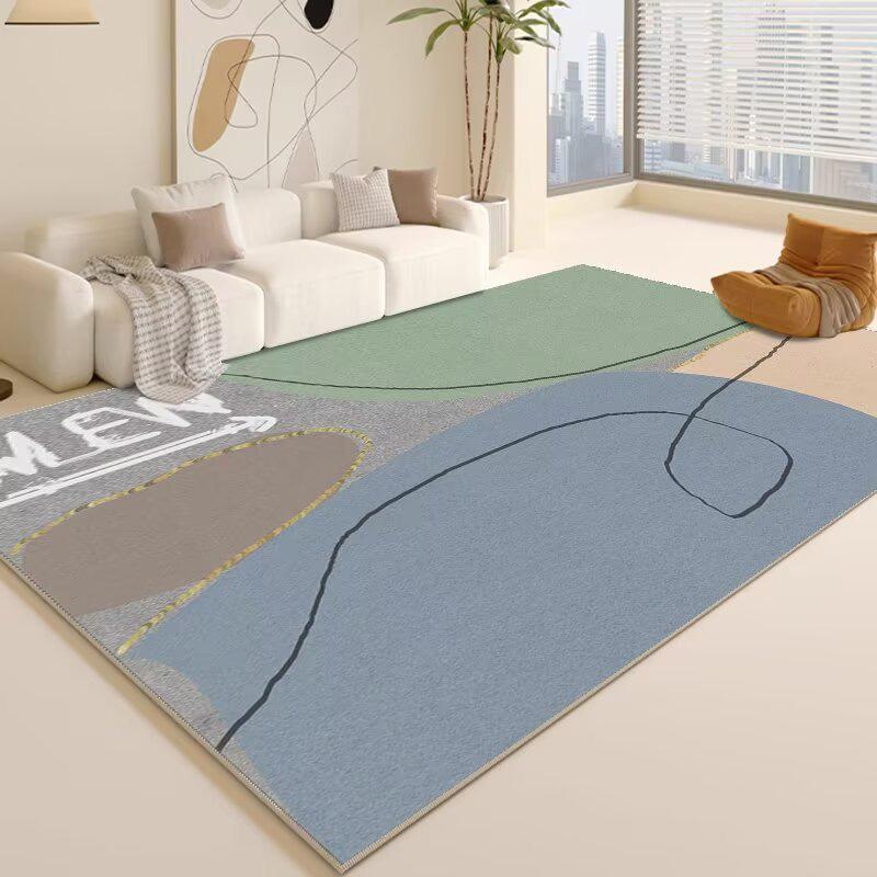 Simple Style Carpet for Living Room Abstract Decoration Large Carpets Non-slip Children's Bedroom Rug 200x300cm Coffee Table Mat