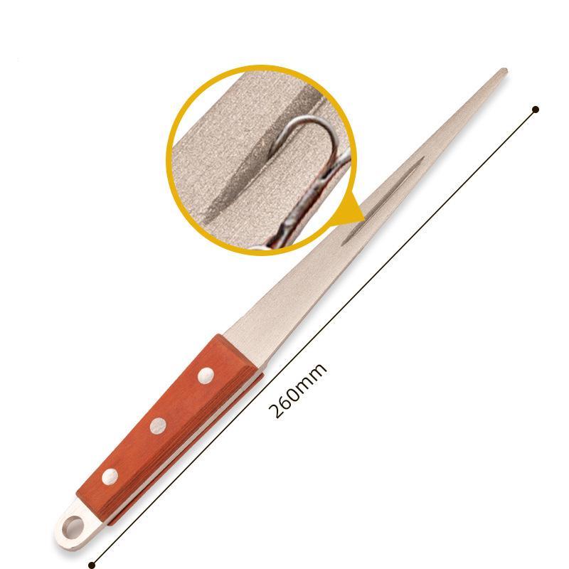 Точилка для кухонных ножей Алмазный конический напильник Точилка для ножей Заточка изогнутой поверхности для ножей Ножницы Хонинговальный брусок Кухонный шлифовальный инструмент