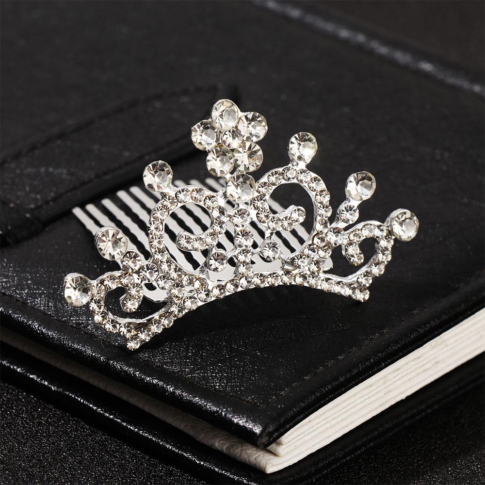 Birthday Present Crystal Party Children's Headwear Rabbit Crown Comb Hairpin