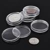 100pcs 25mm Round Coin Capsule Holders with Storage Box for Copper Silver Gold and Commemorative Protection and Display