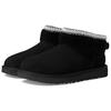 (WMNS) UGG Classic Ultra Mini Maxi Curly Boot 'Black' Women's 1158263-BLK