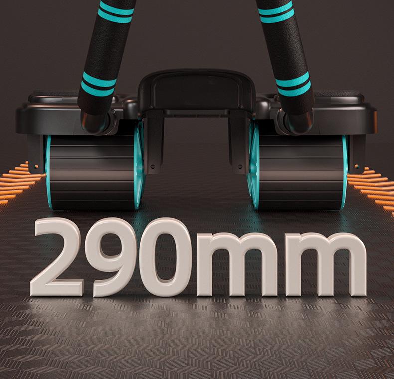 Умное четырехколесное автоматическое колесо для тренировки мышц живота.