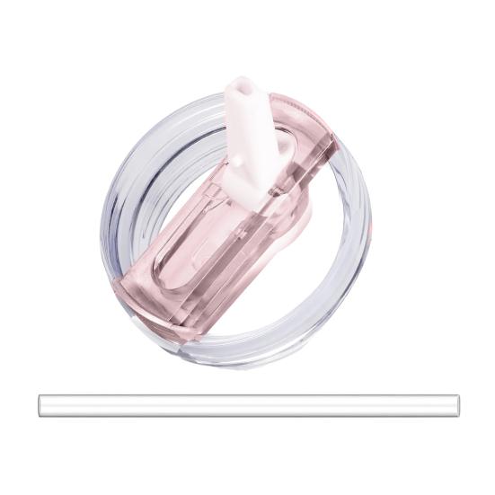 Крышка с откидной соломинкой для тамблера 40 унций, герметичная, сменная, не содержит БФА, многоразовая крышка для чашки для воды, сока, молока, чая