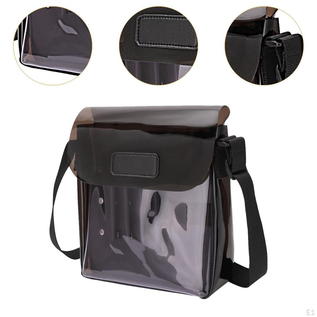 Прозрачная сумка-слинг для парикмахера, легкая, большая емкость, парикмахерские принадлежности для волос