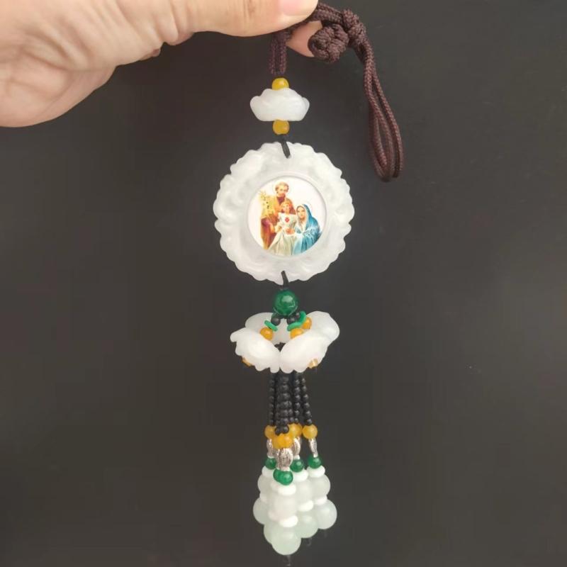 Подвеска Девы Марии Декоративное украшение-шарм Ремесла Домашнее украшение для дома и улицы Путешествия Украшение для автомобиля