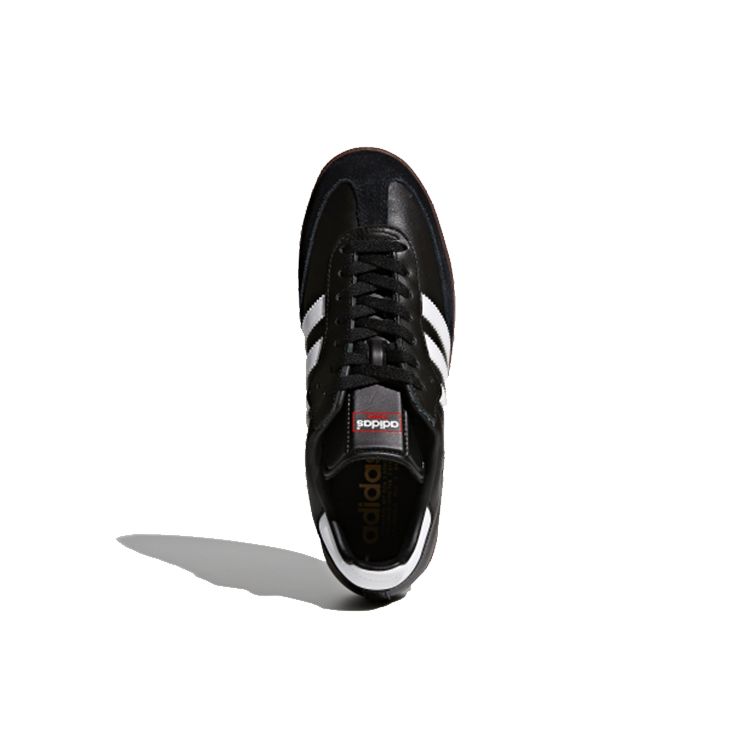 adidas Черные кроссовки унисекс Samba Leather Core Cloud-White 019000