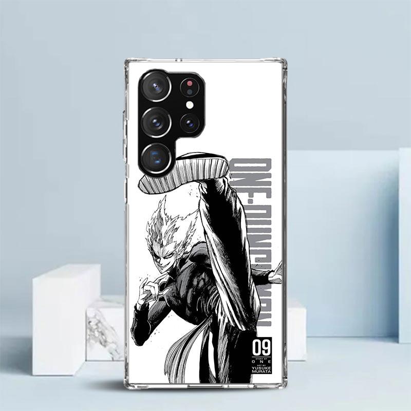 Чехол One P-Punch-Man Garou с мягкой обложкой для Samsung Galaxy S25 Edge S26 S24 S23 Ultra Чехол для телефона S22 S21 Plus S20 FE Печатный узор Защитный
