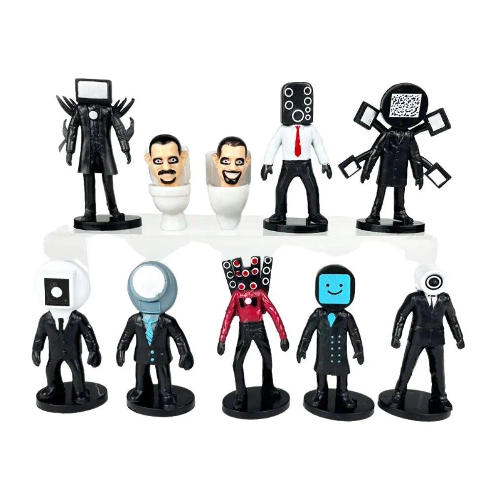 Skibidi Туалет Человек Камера Человек Фигура Спикер Человек Модель Оператор Фигурки Украшения ПВХ Кукла Коллекционная Игрушка