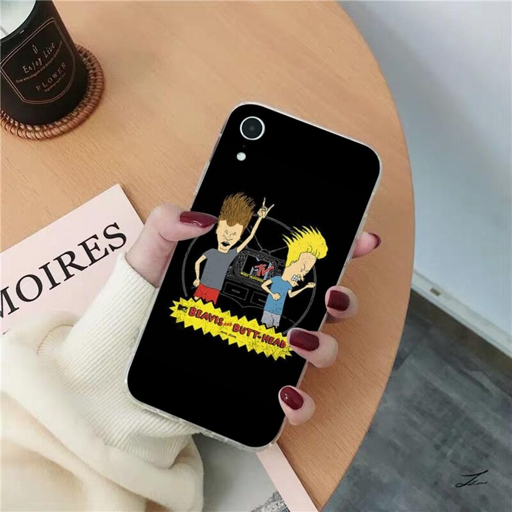 Чехол для телефона Beavis And Butthead для iPhone 8 7 6 6S Plus X SE 2020 XR XS 14 11 12 13 Mini Pro Max Чехол для мобильного телефона