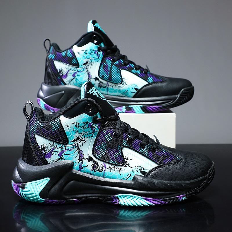Мужские трендовые баскетбольные кроссовки на воздушной подушке с амортизацией и высококачественная спортивная обувь для бега