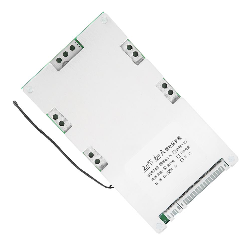 20S 60A литиевая батарея плата защиты зарядки BMS PCB с балансировкой заряда