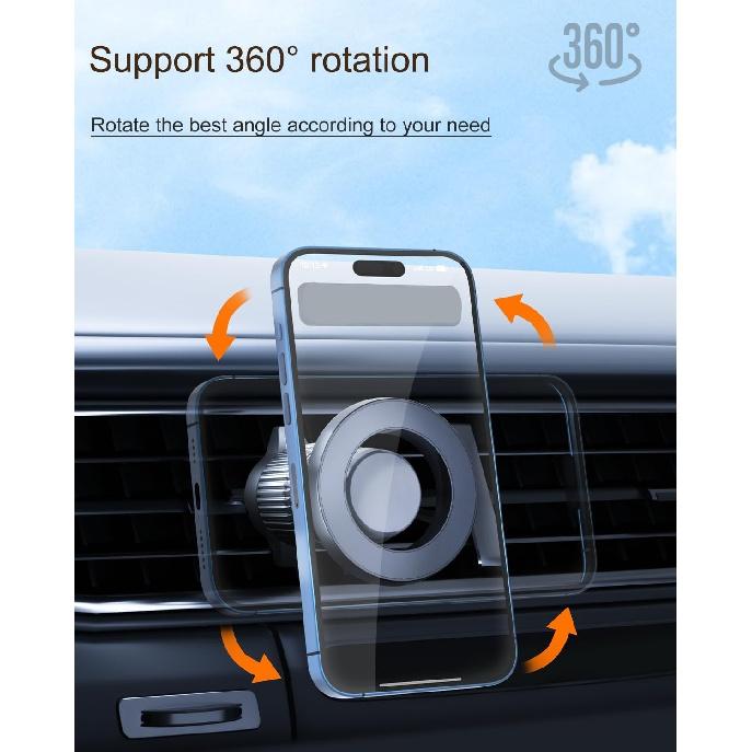 Крепление для телефона Toyota Tacoma для держателя телефона MagSafe Tacoma, магнитное для 2023 года, аксессуары для Toyota Tacoma, держатель телефона Toyota Tacoma 2016-2023, совместимый