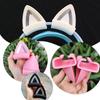 2Pcs Cute Cat Ears Decor For Headphones Decoration Attachment Straps Universal Lovely Live Fit J2Z0
