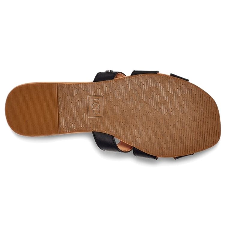 UGG Удобные легкие модные сандалии женская обувь черного цвета 1119750-BLLE