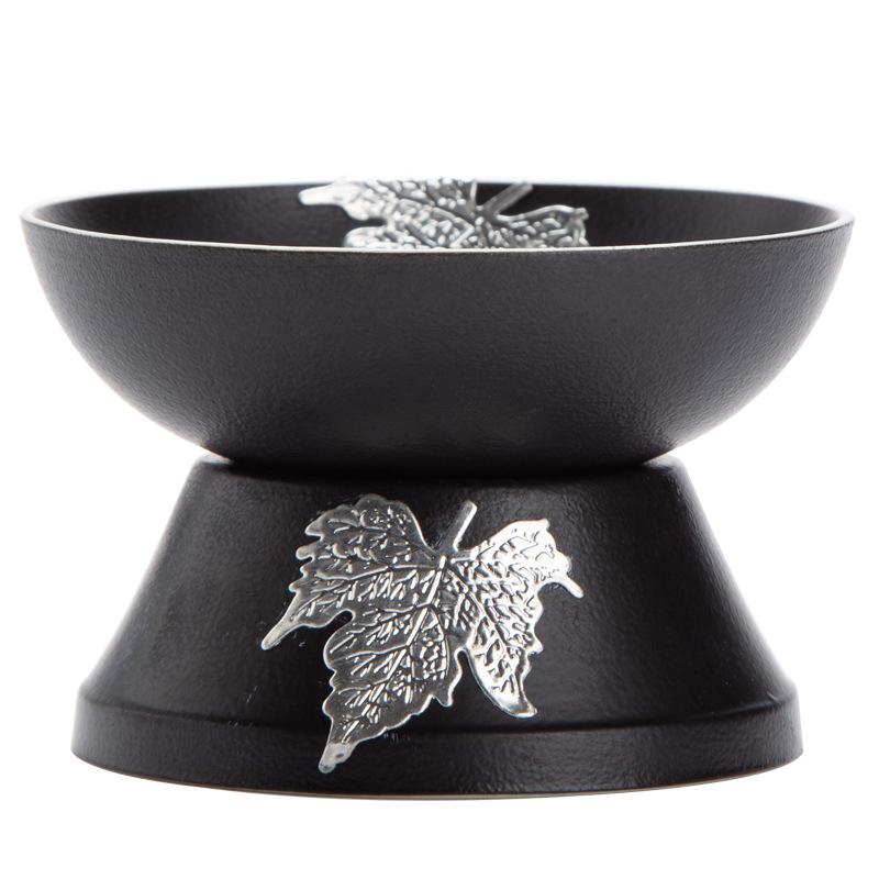 Черная керамика, железная рамка, встроенное ситечко для чая, керамический фильтр для чая, экран, ярмарочная чашка, японский чайник, набор керамических ситечек для чая