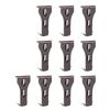 10 PCS Brick Hook Clip Outdoor Hanging Hooks for 60-70mm Brick In Height No Drilling Sliding Brick